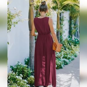 Maroon dress